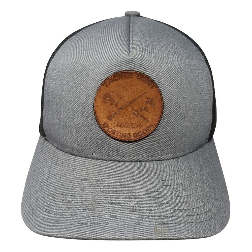 Tackle Tom's Sporting Goods Snapback Trucker Hat Gray One Size Outdoor